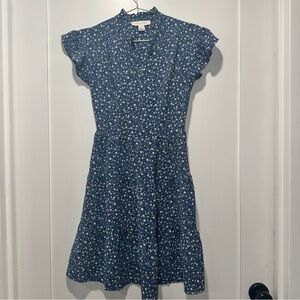 Monte’s Los Angeles Blue and white floral dress